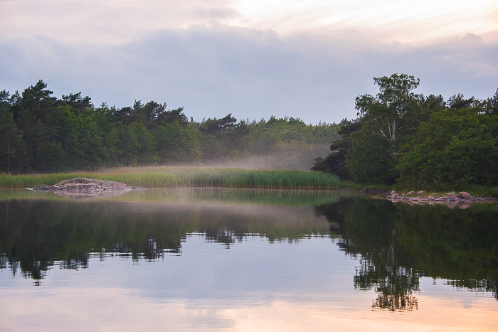 Aftondimma, Kalboviken vid Bn  kvllen innan kulingen