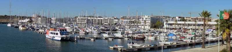 Marina de Lagos - en trygg vinterhamn.