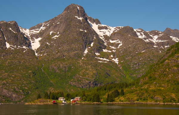 Raftsundet helt nra Trollfjorden, Lofoten