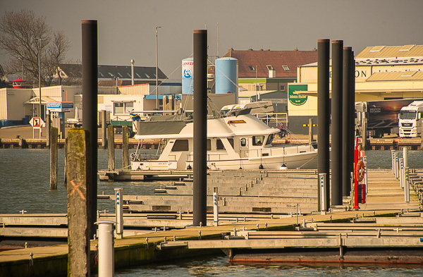 Sportboothafen Norderney hade gott om lediga platser under psken