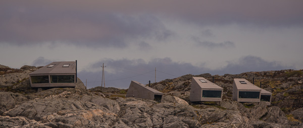 Uppseendevckande hus vid Ryvarden