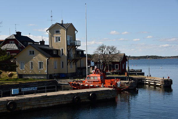 Vlknd vy i Sandhamn.