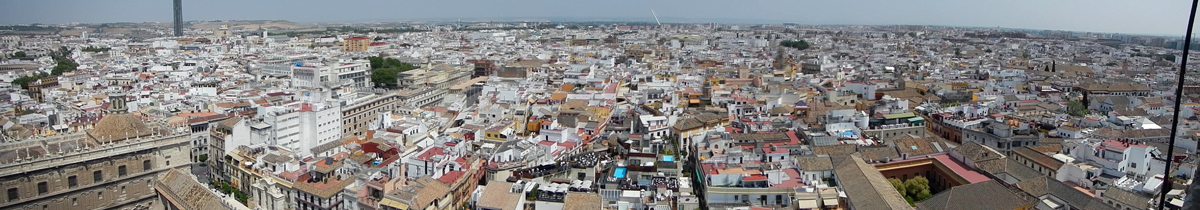 Sevilla, panorama frn La Giralda.