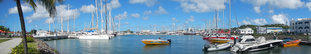 Rodney Bay Marina.