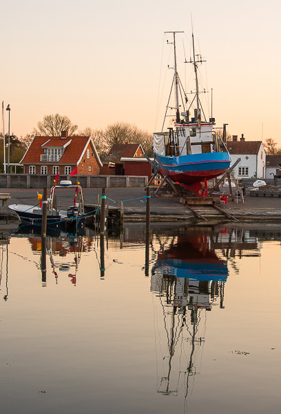 Sliptagen fiskebt i underbara Oms hamn