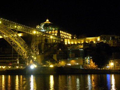 Ponte Dom Luis l bron, centrala Porto.