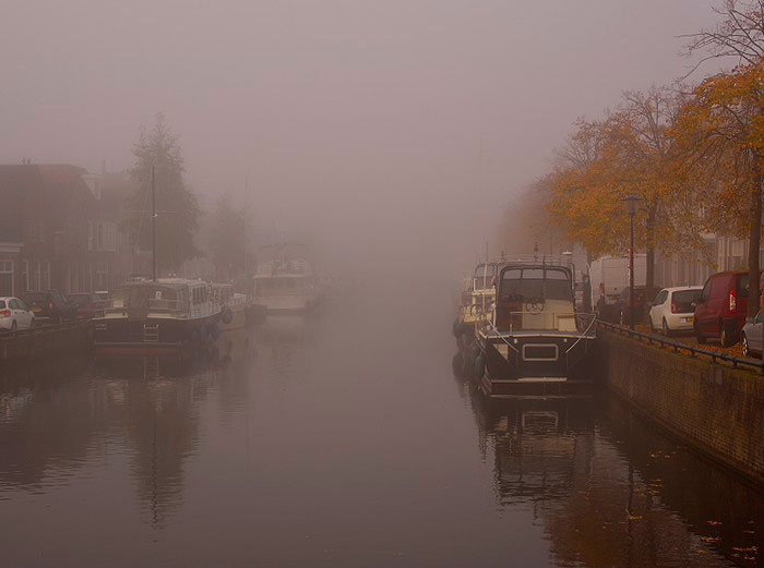 Fridfull hstmorgon, Koopmansgracht, Sneek.